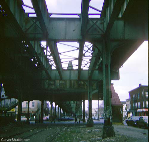 Below 13th Ave elevated station