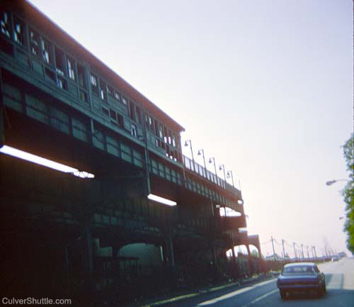 Fort Hamilton Station looking west from 37th Street