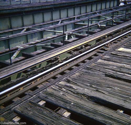 Fort Hamilton Parkway wooden platform