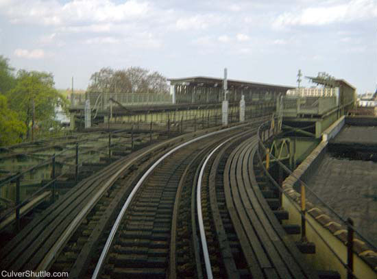 Approaching Fort Hamilton Parkway