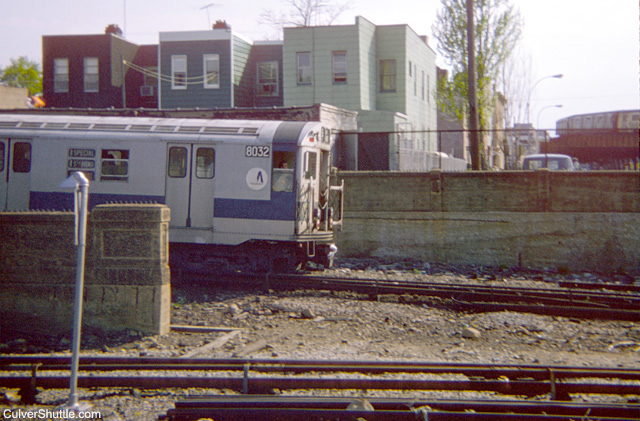 Train Heading west off Culver Shuttle Ramp