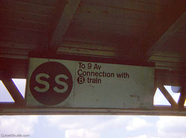 SS to 9 Ave Connection with B train
