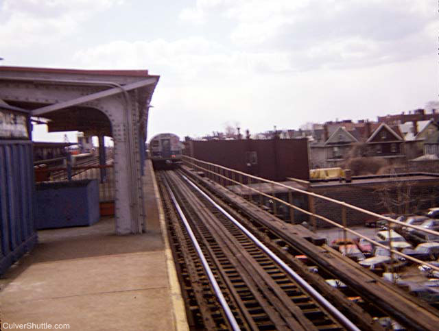Shuttle train in Ditmas Ave station