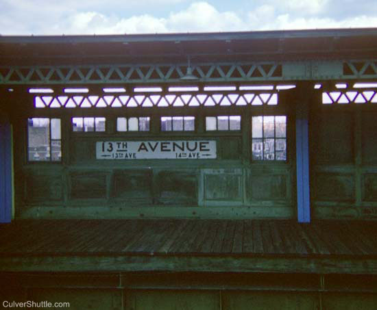 Abandoned north platform 13th Ave